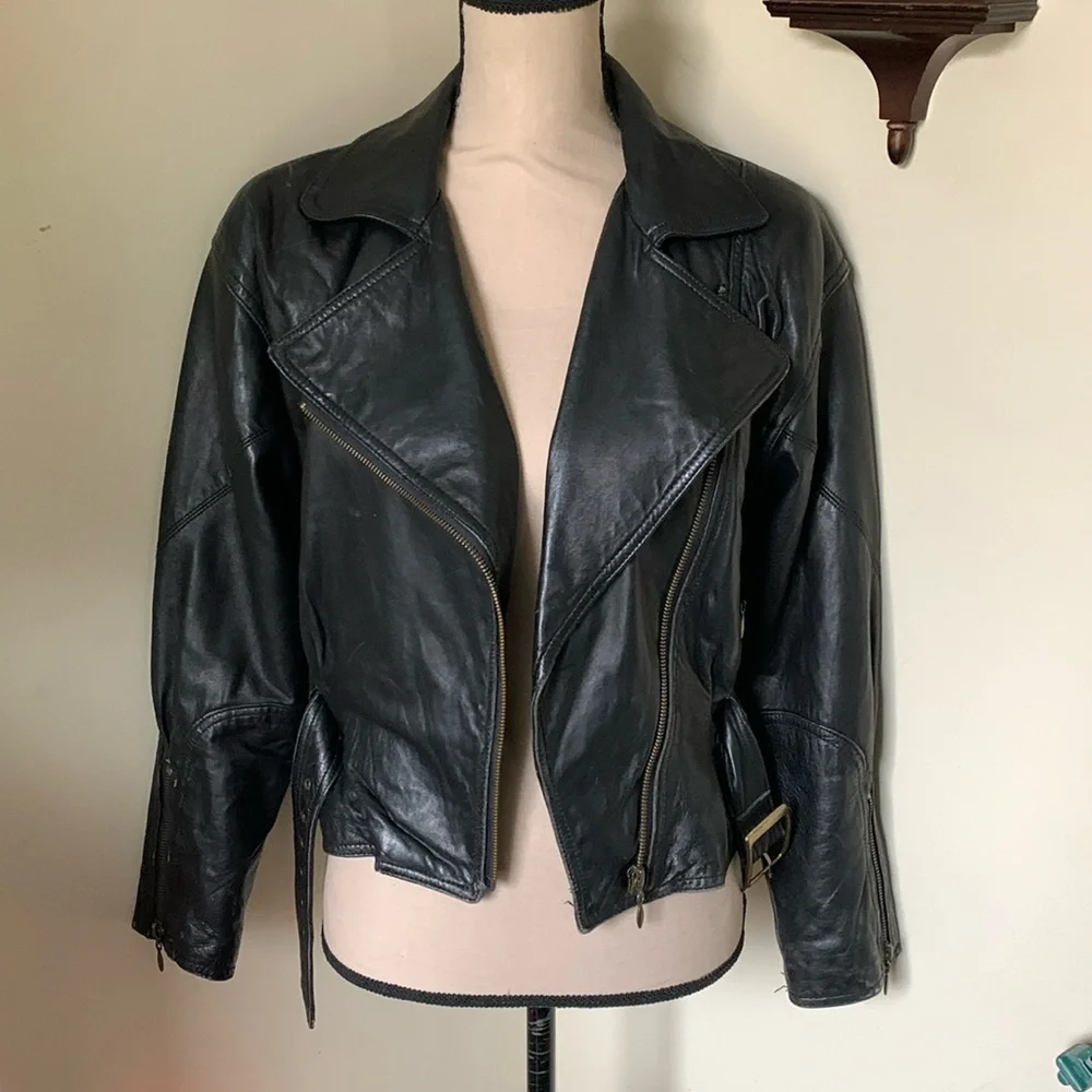 Vintage Michael Joseph Motorcycle Jacket XS - Picture 6 of 8